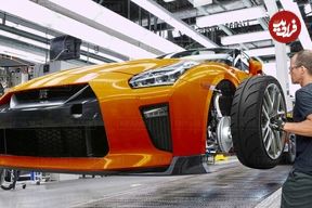 ببینید| مراحل تماشایی تولید خودروی نیسان GT-R 35 در ژاپن