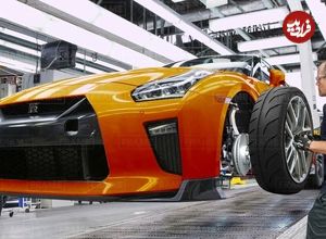 ببینید| مراحل تماشایی تولید خودروی نیسان GT-R 35 در ژاپن