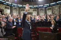 تصاویر/ سخنرانی اسد در پارلمان جدید