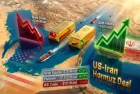 قیمت جهانی انس طلا، نقره و نفت امروز دوشنبه 1 تیر 1405