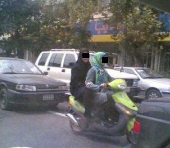 عکس/ دستگیری دختران موتور سوار دزفولی