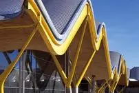 تصاویر| معماری خاص سقف در فرودگاه مادرید-باراخاس