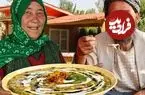 ببینید| غذای روستایی در افغانستان؛ پخت آش رشته سنتی توسط زوج مسن افغان