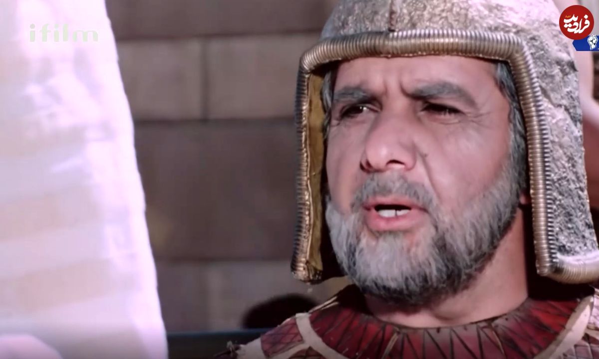 عکس| سفر در زمان؛ «رودامون، رئیس محافظان قصر پوتیفار» در پشت صحنه سریال یوسف پیامبر؛ سال 85