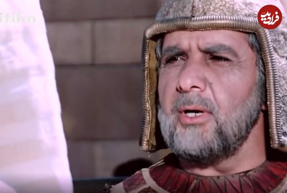 عکس| سفر در زمان؛ «رودامون، رئیس محافظان قصر پوتیفار» در پشت صحنه سریال یوسف پیامبر؛ سال 85