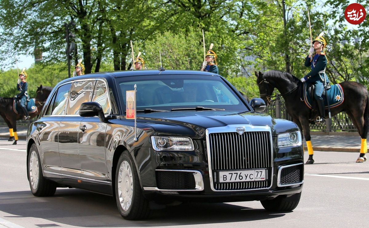 تصاویر/ خودروی جدید پوتین در اولین روز کاری