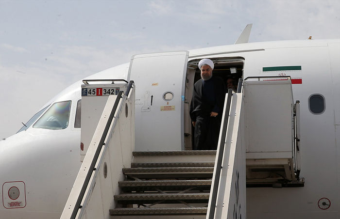 تصاویر/ استقبال از روحانی در کرمان