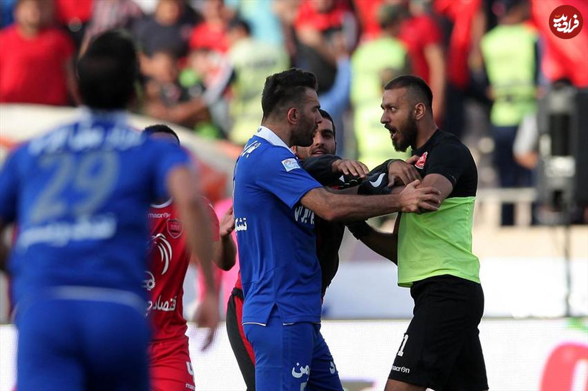 ویدیو/ جنجالی ترین دربی تاریخ فوتبال ایران