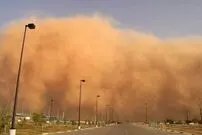 (ویدئو) طوفان شن از فضا به چه شکل دیده می‌شود؟