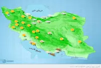 هواشناسی ایران، امروز ۱۴۰۰/۰۲/۰۴