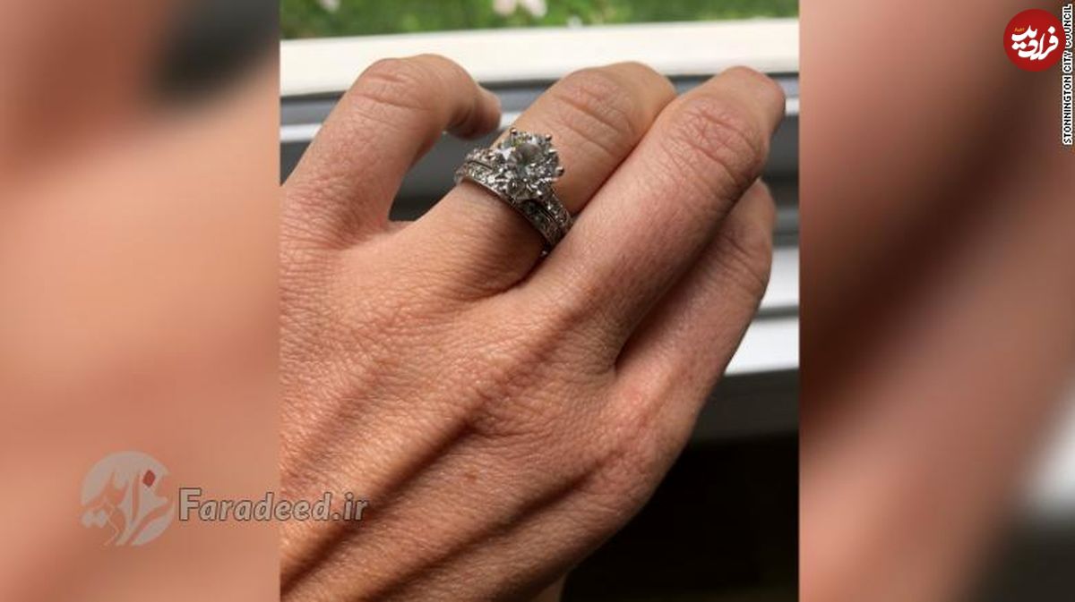زیر و رو کردنِ ۳۰ تن زباله برای حلقه عروسی