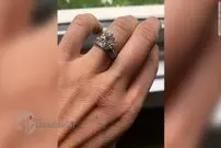 زیر و رو کردنِ ۳۰ تن زباله برای حلقه عروسی