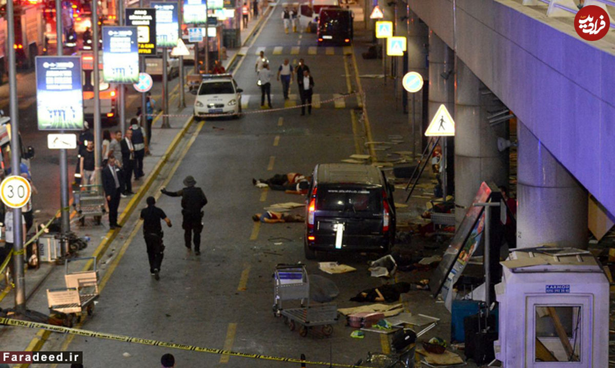 تصاویر/ حمله تروریستی به فرودگاه آتاتورک