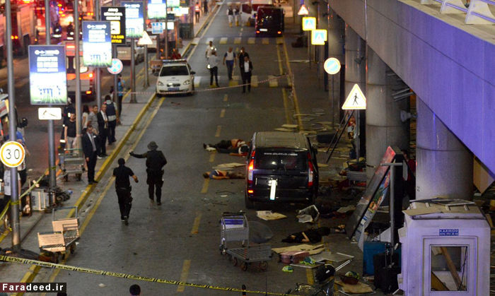 تصاویر/ حمله تروریستی به فرودگاه آتاتورک