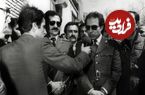 عکس؛ سفر در زمان؛ «جواد فکوری، فرمانده نیرو هوایی» در حال خوش و بش با رهبر انقلاب؛ سال 59
