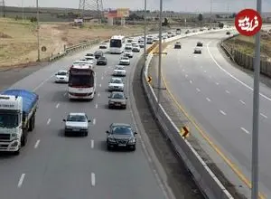 عکس| سفر زمان؛ تصویری از جادۀ خاکی قزوین-همدان در سال 1312