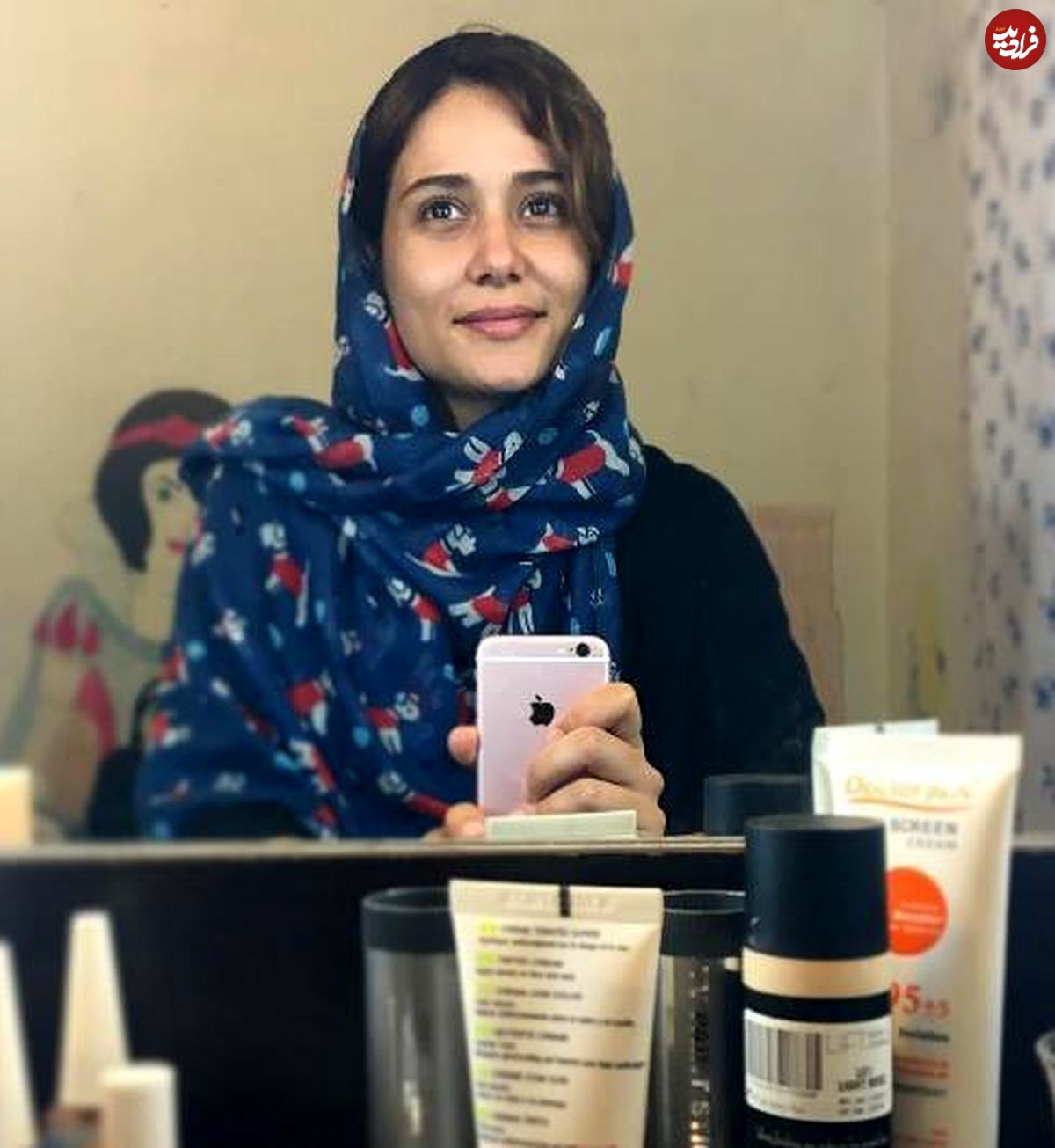 پریناز ایزدیار عکس بدون آرایش خود را منتشر کرد