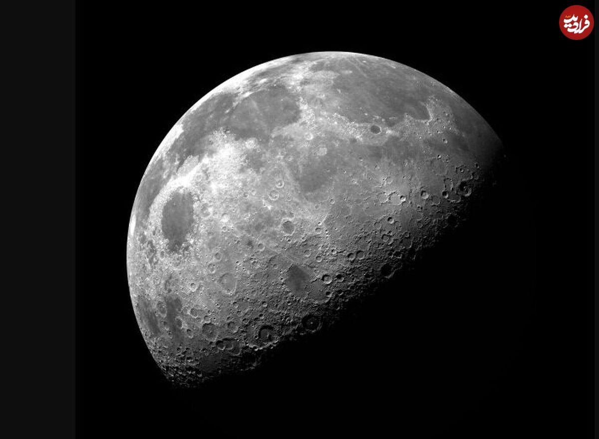 (عکس) انتشار تصویری خیره‌کننده از منطقه مرموز بر روی ماه