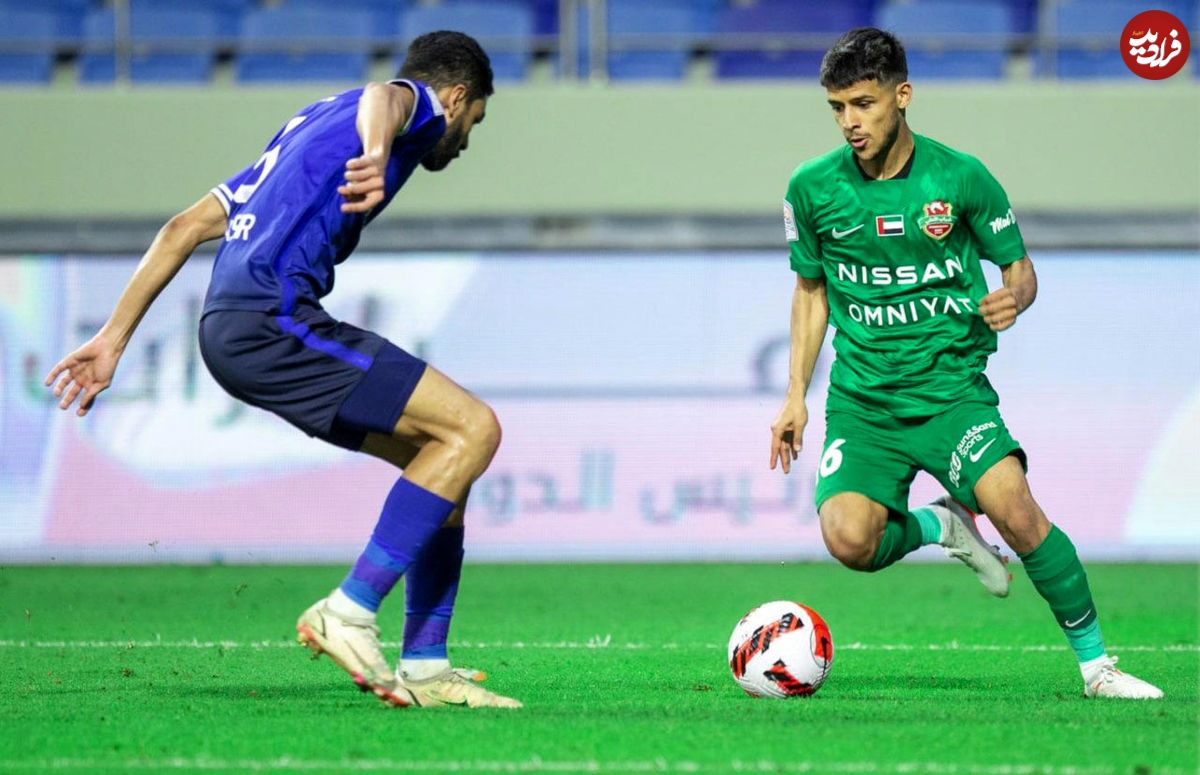 گل زیبای مهدی قایدی در دیدار شبابالاهلی و النصر