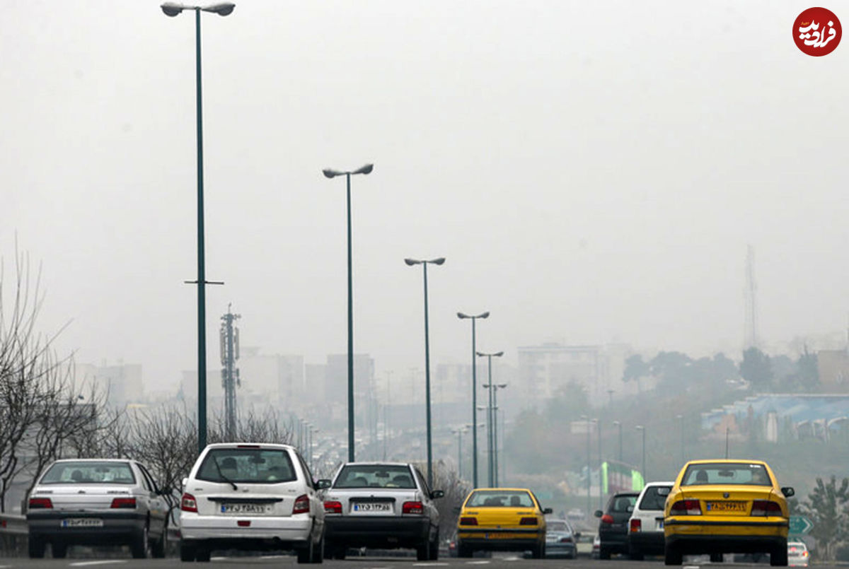 (تصاویر) وارونگی هوا در تهران