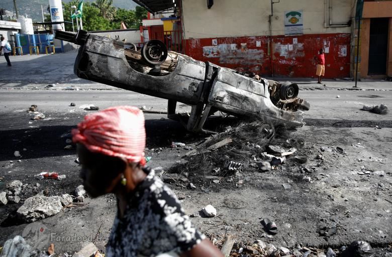 تصاویر/ ناآرامی در هائیتی
