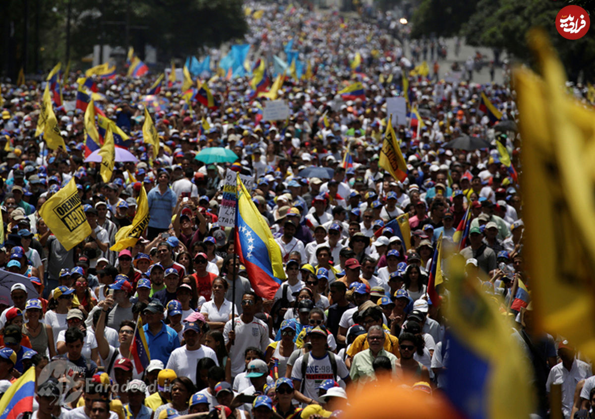 تصاویر/ "مادر تمام تظاهرات‌ها" در ونزوئلا