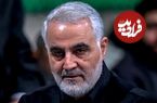 عکس؛ سفر در زمان؛ سردار سلیمانی در لباس سرلشکری در حیاط بیت رهبری؛ دهه 90