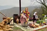 ببینید| غذای روستایی در ایران؛ پخت قورمه سبزی در روستایی کوهستانی