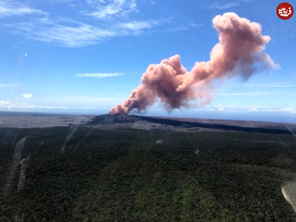 تصاویر/ فرار ساکنان هاوایی از گدازه‌های هولناک آتشفشان