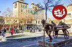 عکس| سفر به ایران قدیم؛ «خیابان ناصرخسرو» در یک ظهر خلوت؛ یک قرن قبل