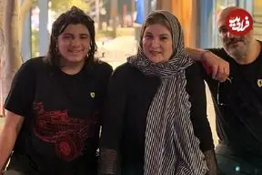 عکس| سفر زمان؛ «آیین جعفری» پسر ریما رامین فر و امیر جعفری در 18 سالگی