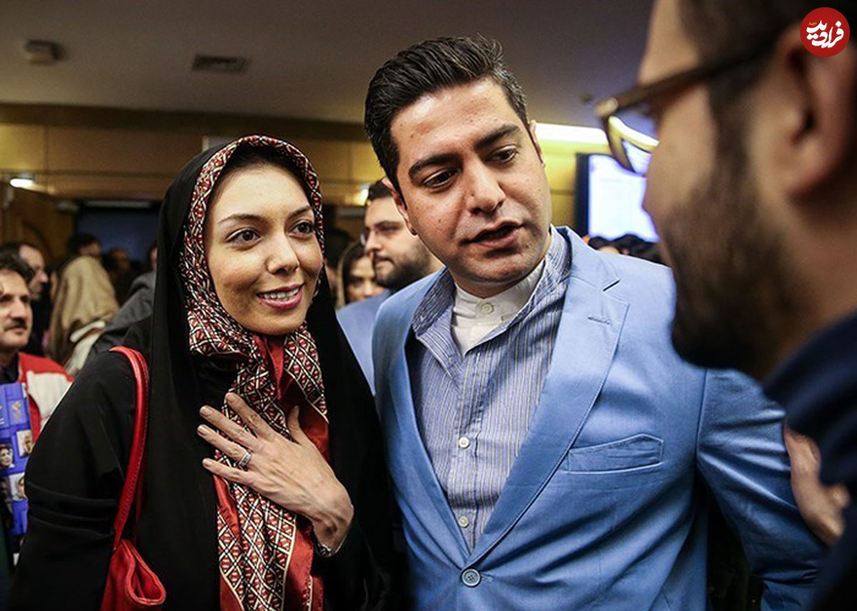 عکس/ آزاده نامداری و همسرش در کاخ جشنواره
