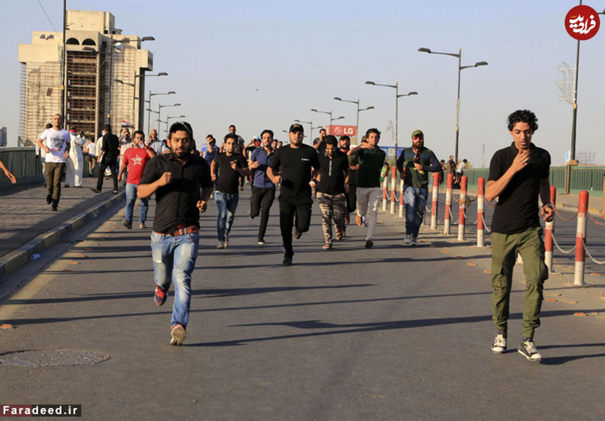 تصاویر/ حمله هوادارن مقتدی صدر به منطقه سبز