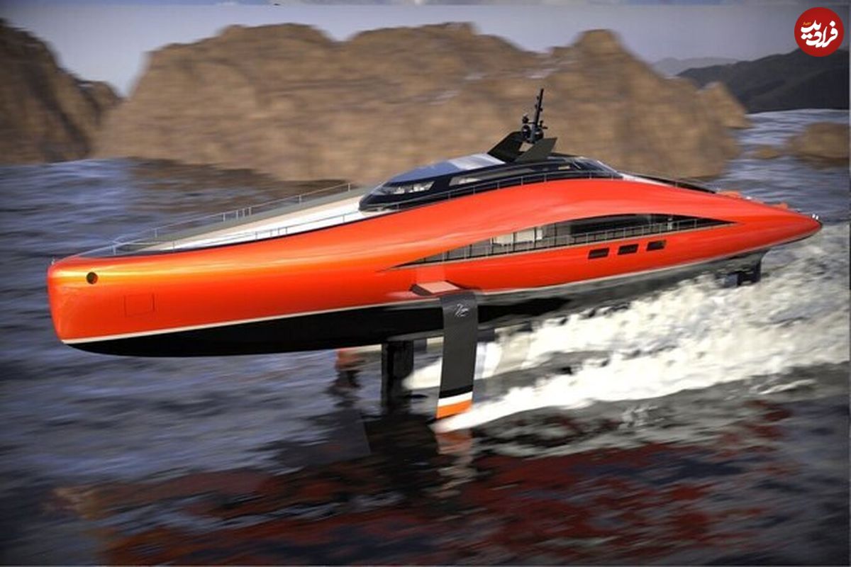 (تصاویر) طرح مفهومی یکی از سریع‌ترین قایق‌های تفریحی جهان