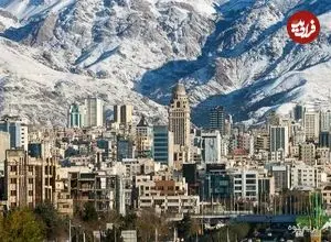 عکس| سفر به ایران قدیم؛ منظرۀ باغ‌ها و خانه‌های پراکنده در شمال تهران؛ 100 سال قبل