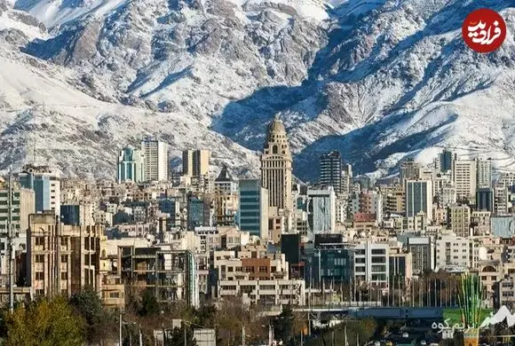 عکس| سفر به ایران قدیم؛ منظرۀ باغ‌ها و خانه‌های پراکنده در شمال تهران؛ 100 سال قبل