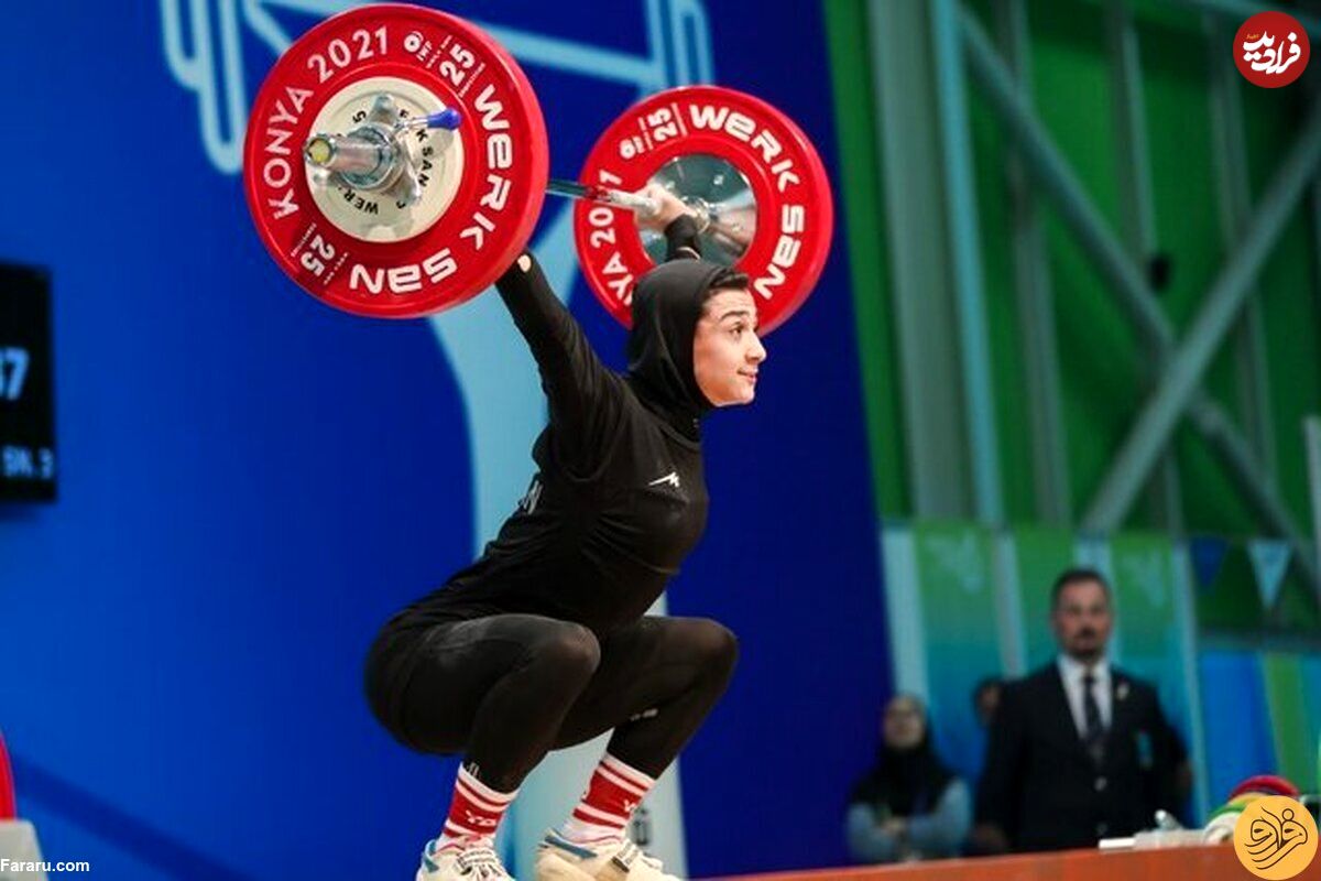 (ویدیو) وزنه زدن جالب دختر ایرانی در مسابقات کره جنوبی