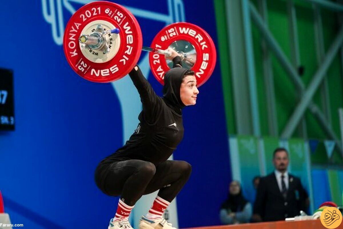 (ویدیو) وزنه زدن جالب دختر ایرانی در مسابقات کره جنوبی