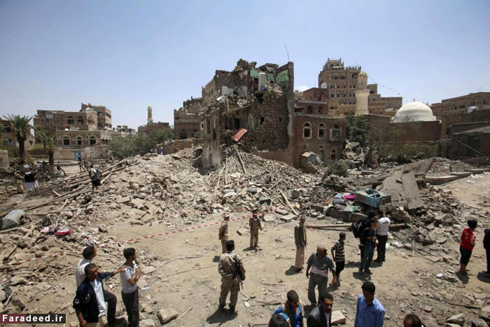 (تصاویر) بمب‌های سعودی روی خانه‌های مردم