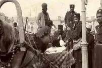 درشکه حمل پول در دوران قدیم