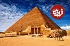عکس| سفر به تاریخ؛ مردان مصری و اروپایی در حال بالا رفتن از «هرم بزرگ»؛ 140 سال قبل