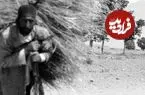 عکس| سفر زمان؛ «مردی با بار علف» در جاده‌ای نزدیک تهران؛ 98 سال قبل