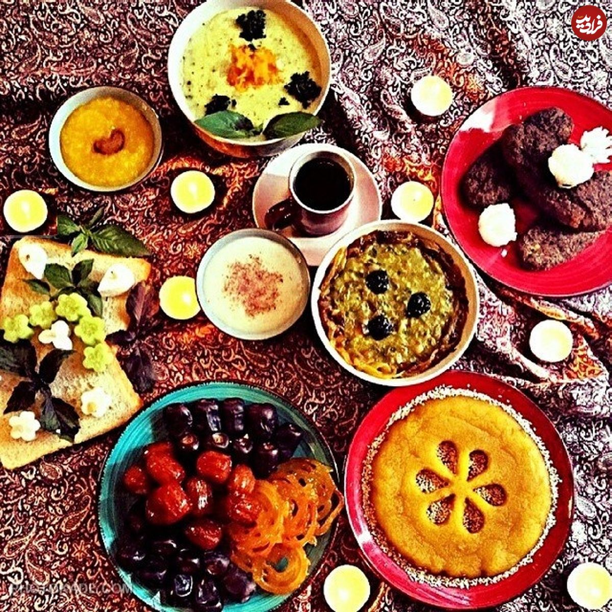 بخور و نخورهای بین افطار و سحر