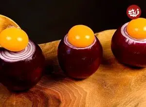 ببینید| با پیاز و تخم مرغ، این دلمه متفاوت و خوشمزه را درست کنید