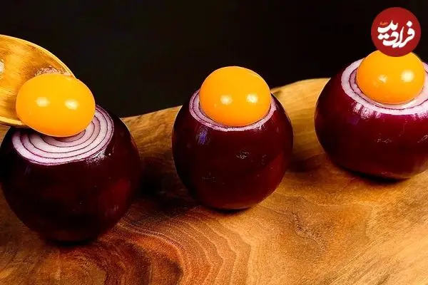 ببینید| با پیاز و تخم مرغ، این دلمه متفاوت و خوشمزه را درست کنید