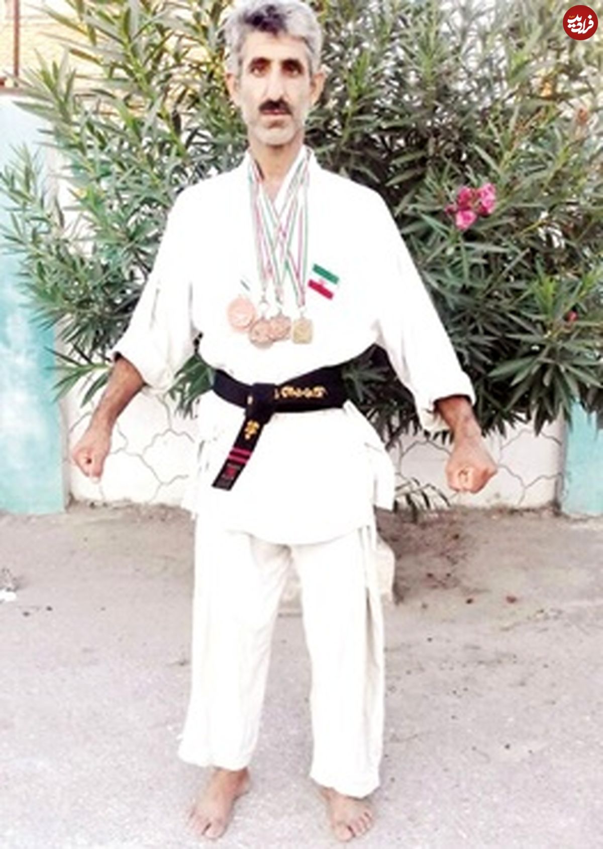 رفتگری که قهرمان کاراته ایران است!