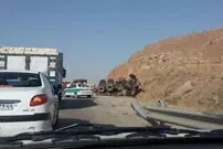 تصاویر/ شیشه باران در جاده ساوه