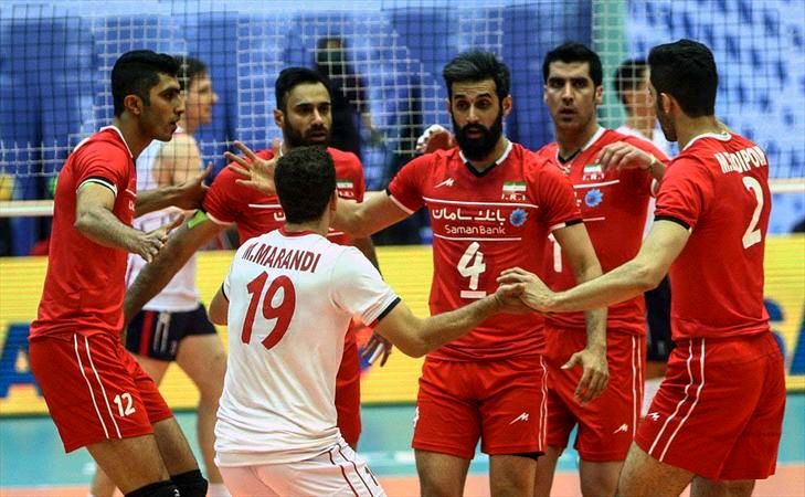 پیروزی تیم ملی والیبال ایران در نبرد آسیایی‌ها
