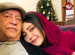 عکس| سفر در زمان؛ «شقایق فراهانی» در یک سالگی و در کنار پدرش؛ سال 52
