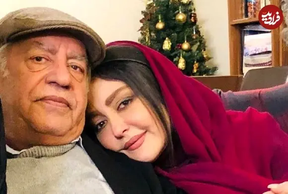 عکس| سفر در زمان؛ «شقایق فراهانی» در یک سالگی و در کنار پدرش؛ سال 52